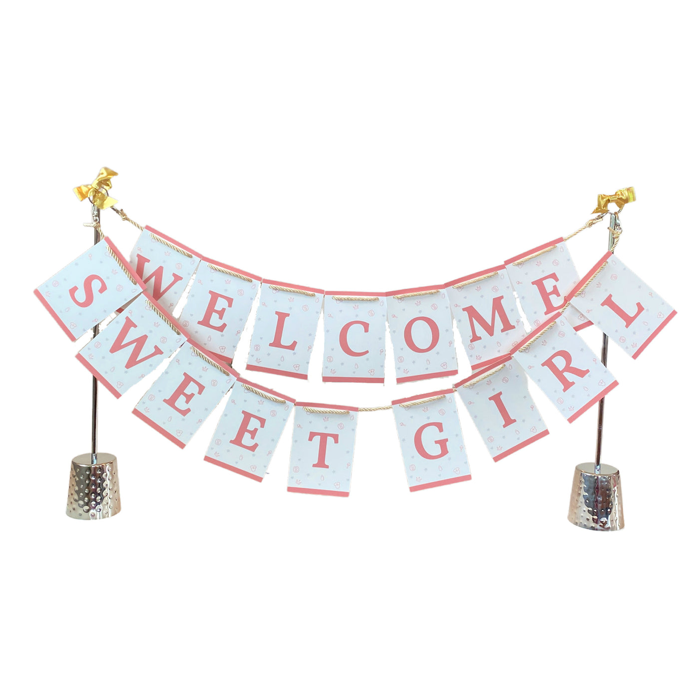Baby Shower Gift Bundle :  5 Banners + Stand