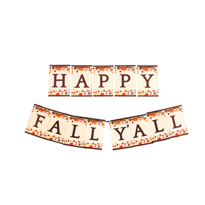 Happy Fall Y'all Banner