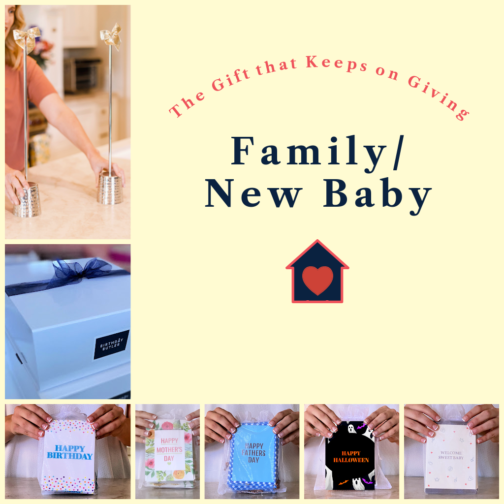 Family/Baby Gift Bundle :  5 Banners + Stand + Banner Box