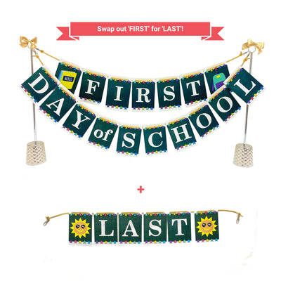 First Day of School Centerpiece (Stand + banner)