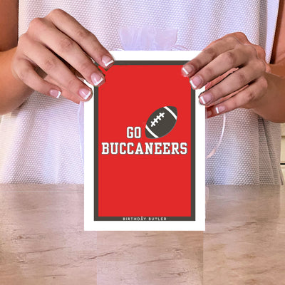 Tampa Bay Buccaneers Football Banner