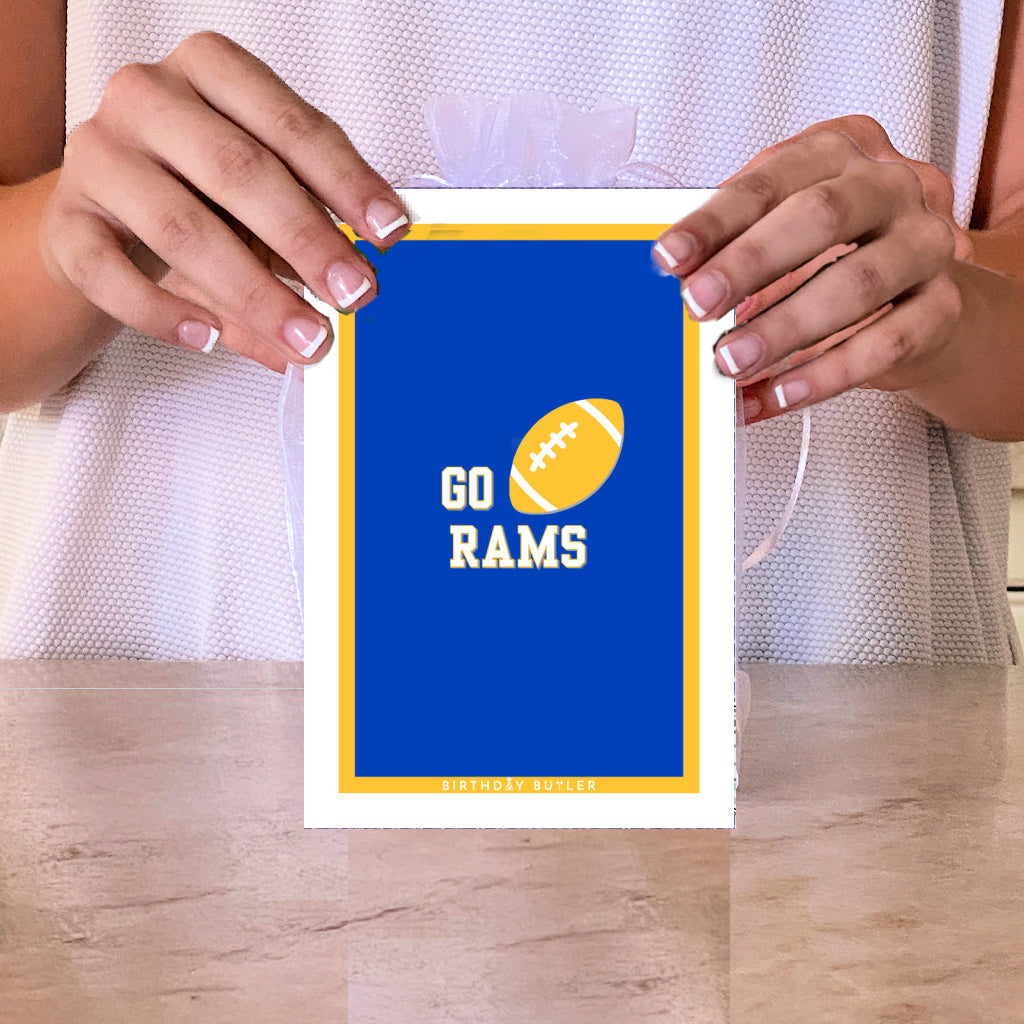 Los Angeles Rams Football Banner