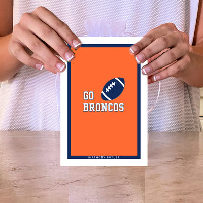 Denver Broncos Football Banner