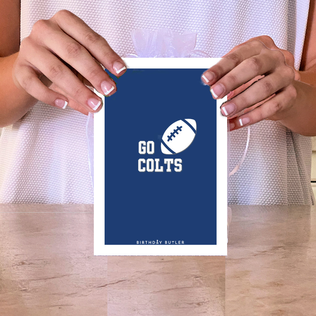 Indianapolis Colts Football Banner