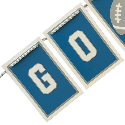 Detroit Lions Football Banner