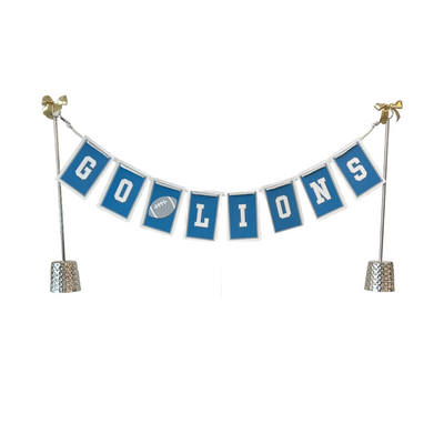 Detroit Lions Football Banner
