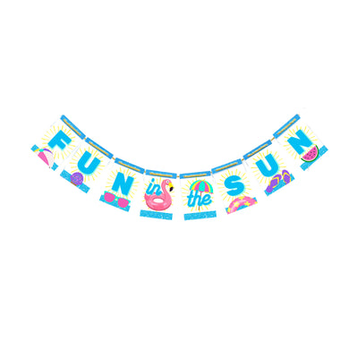 Fun in the Sun banner - summer decor