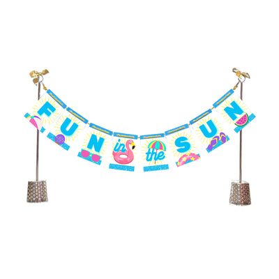 Fun in the Sun banner - summer decor