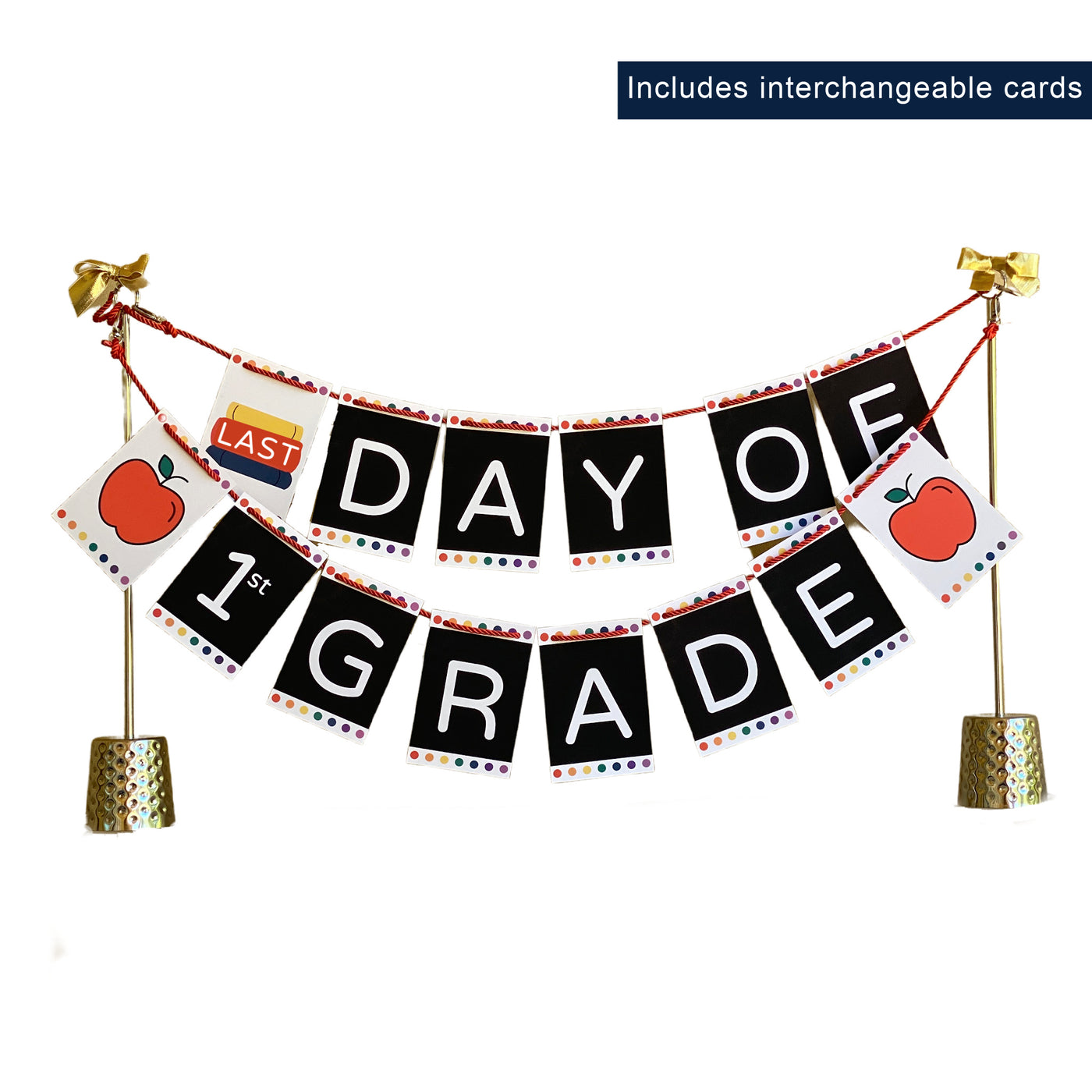 First /100th Day/Last Day of School banner kit