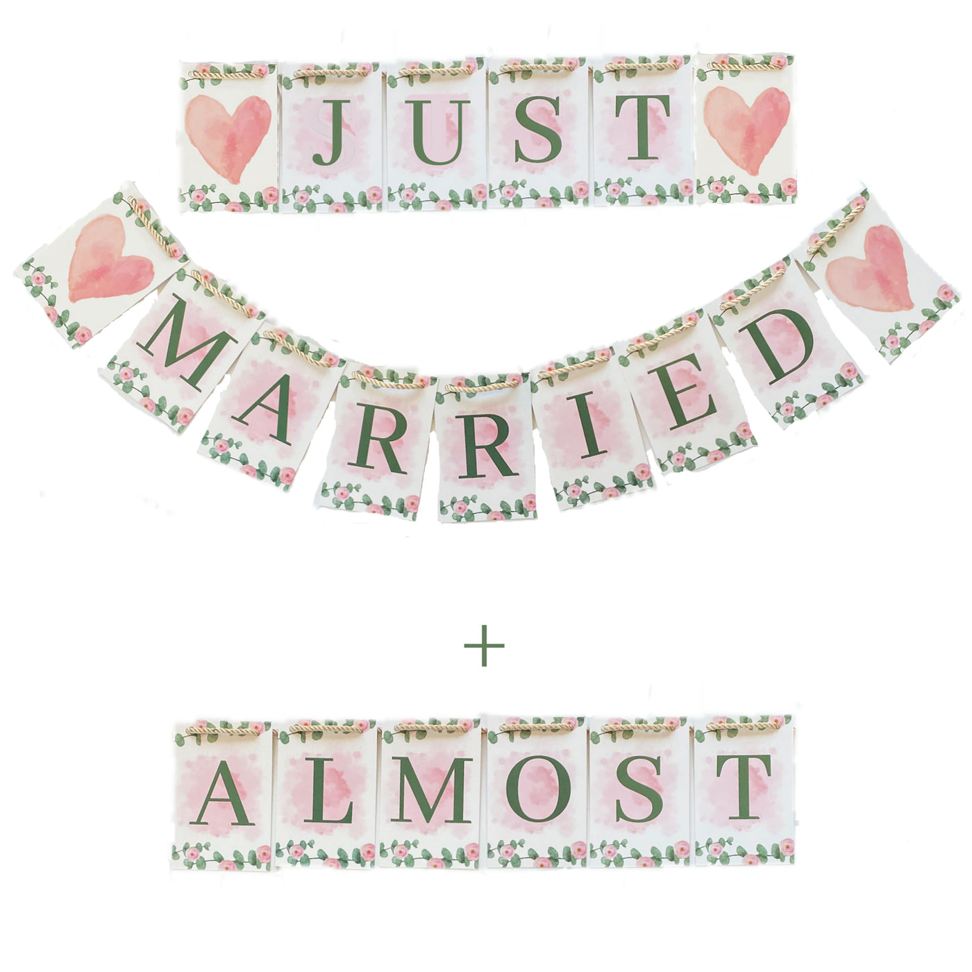 Just Married Banner Printable